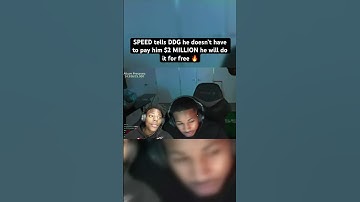 Speed tells DDG he will shoot a music video with him for free 🔥 #ishowspeed #speed #fypage #fyp