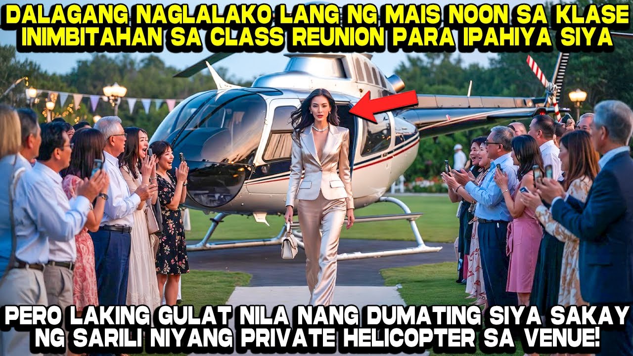 Dalagang Naglalako lang ng Mais noon sa School Inimbitahan sa Class Reunion Para ipahiya!