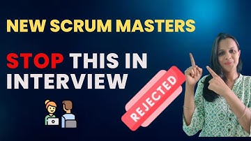 4 Interview Mistakes Every SCRUM MASTER SHOULD AVOID❌