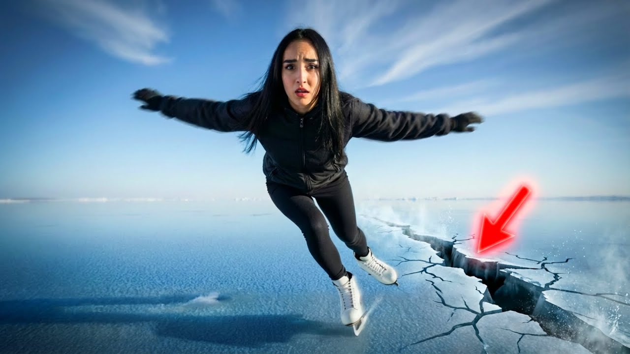 MARTINA SE KLIŽE PO LEDU PO PRVI PUT U ŽIVOTU