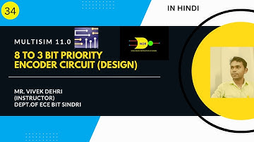 8 to 3 priority encoder circuit in multisim,ic4532,