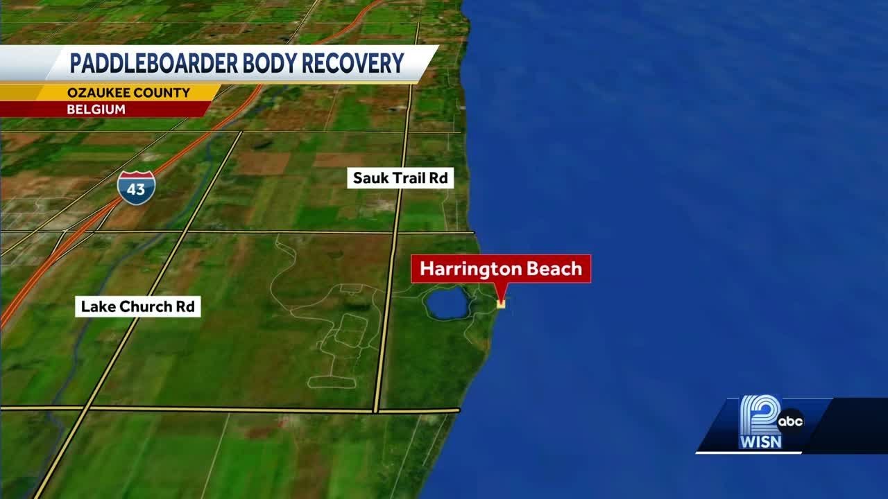 Missing paddleboarder found dead by fisherman in Lake Michigan - YouTube
