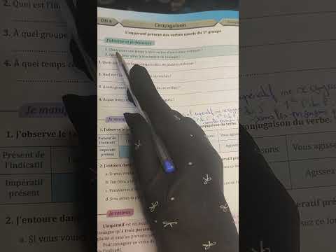 6ème année primaire parcours page 130,131 l' impératif présent des verbes usuels du 2ème groupe