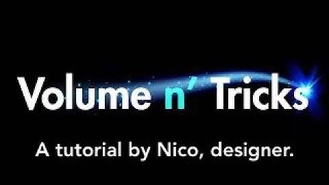 User’s tips on Volume n’ Tricks for After Effects