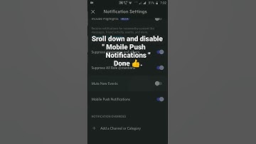 How to disable Mobile Push Notifications in Discord Mobile #roduz #discord #notification #how #howto