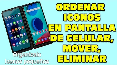 ¿Cómo arreglar los iconos de la pantalla?