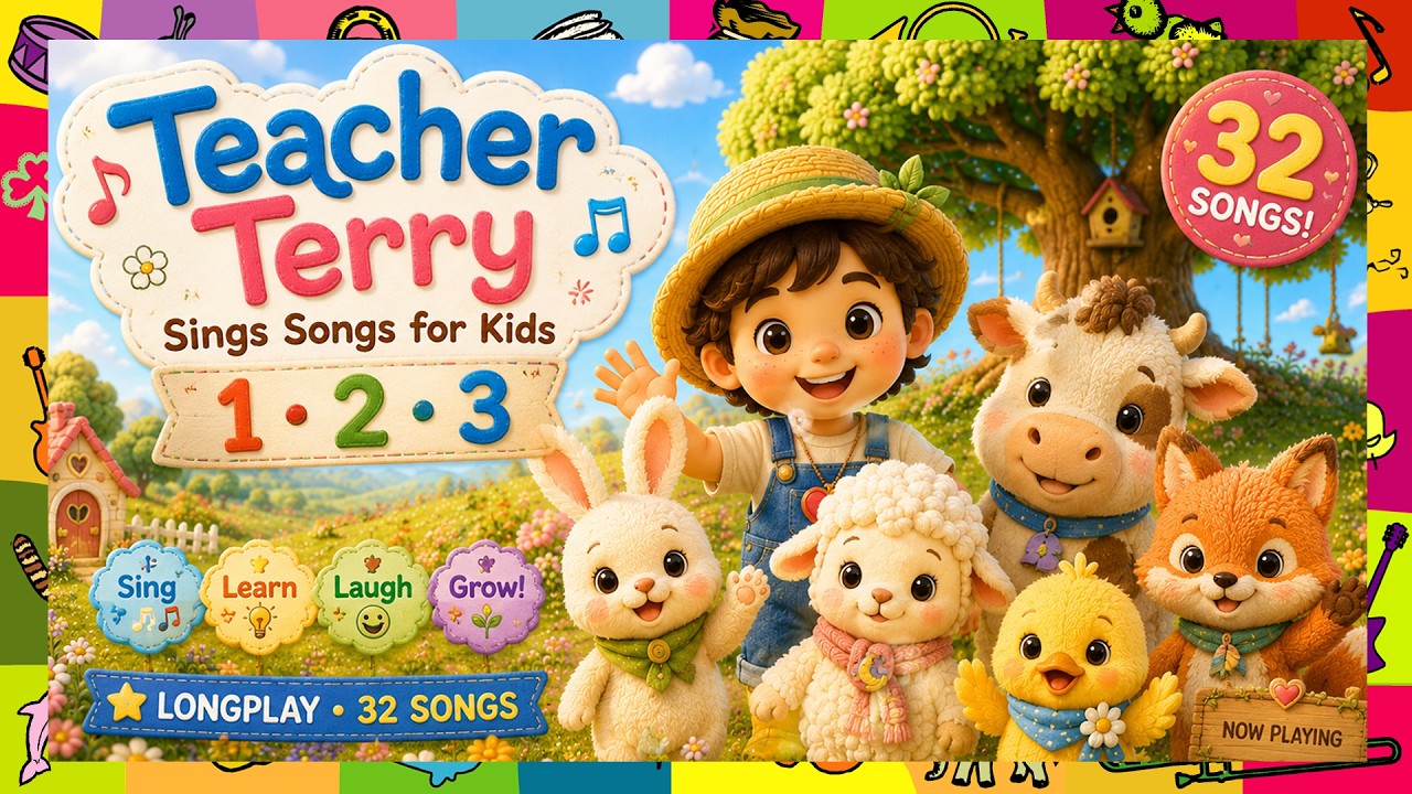 Teacher Terry Sings Songs for Kids 1-2-3