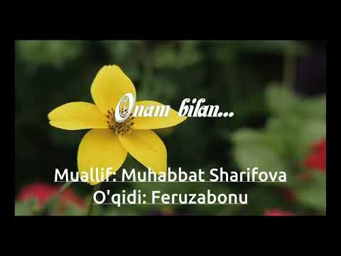 Feruzabonu-onam bilan.