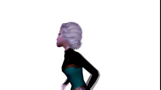 [MMD] Elsa hair change & mouth motion like real