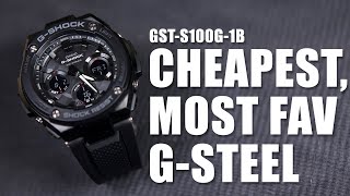 CHEAPEST BUT MOST FAVORITE ! G-SHOCK G-STEEL GST-S100G-1B - UNBOXING & SPEC