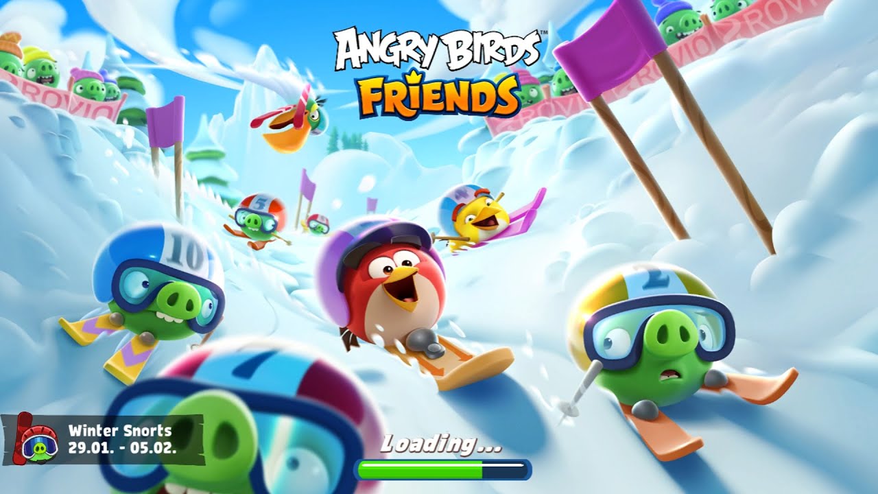 Angry Birds Friends. Winter Snorts 4 (02.02.2026). 3 stars. Passage from Sergey Fetisov