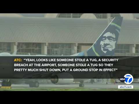Passenger crashes stolen tug vehicle at Orange County airport, officials say