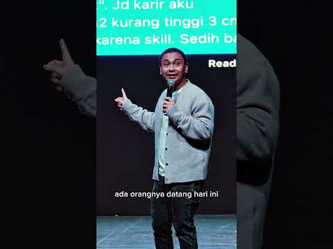 Jadi pembicara di acara untuk anak 20an.