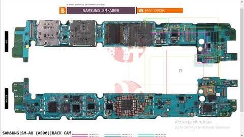 Samsung A8 SM A800 BACK CAMERA Notwarking Error Not Open Problem Hardware Solution