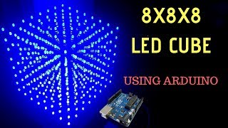 How to make 8x8x8 LED cube using arduino