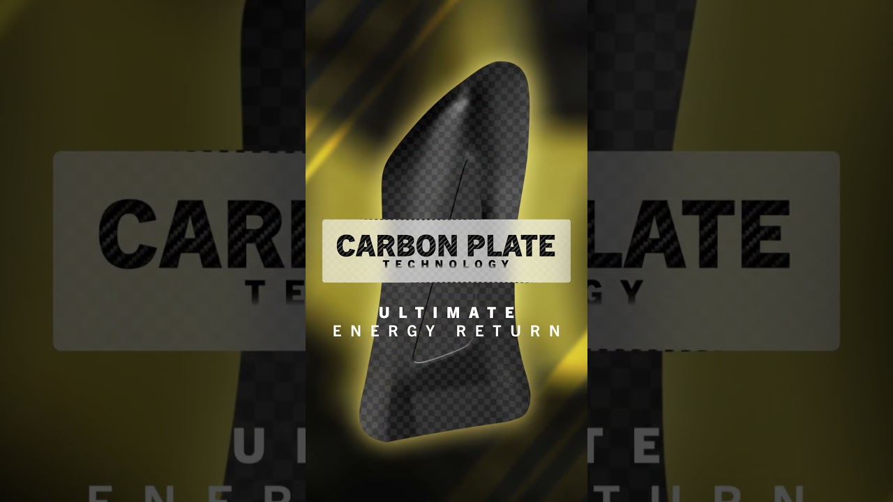New Carbon Plate Technology - gives you the ULTIMATE ENERGY RETURN 👟