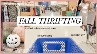 FALL PUMPKIN DIY & THRIFTING HALLOWEEN COSTUMES