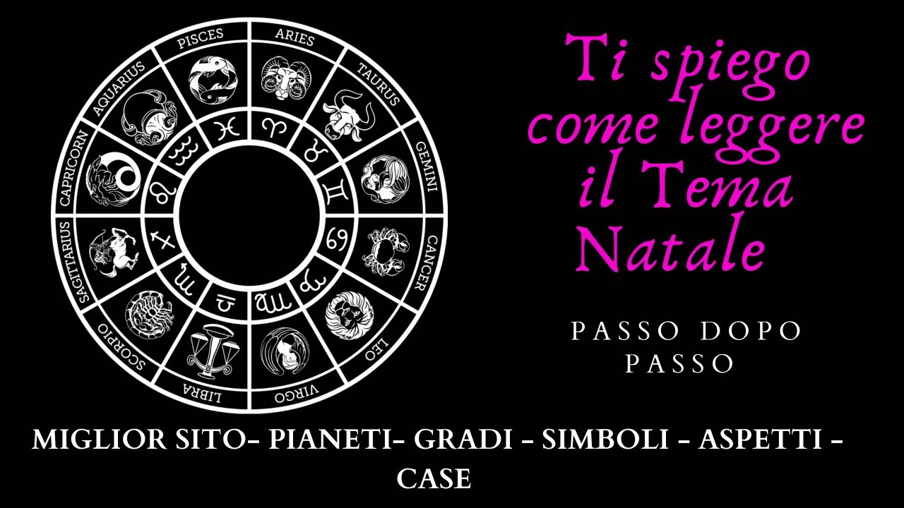 TI INSEGNO A LEGGERE IL TEMA NATALE PASSO DOPO PASSO🪐MIGLIOR SITO