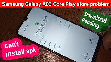 Samsung galaxy A03 core play store not working