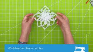Stabilizing 101 - Overview of Wash Away Stabilizers for Sewing & Machine Embroidery