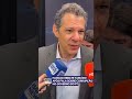 Haddad rebate Tarcísio após fala sobre corrupção no governo do PT