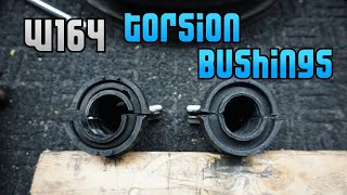 How to Fix Mercedes ML and Suspension Creaking! - Sway Bar Bushings (W164) - ML63