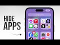 How to Hide Apps from App Library on iPhone (explained)