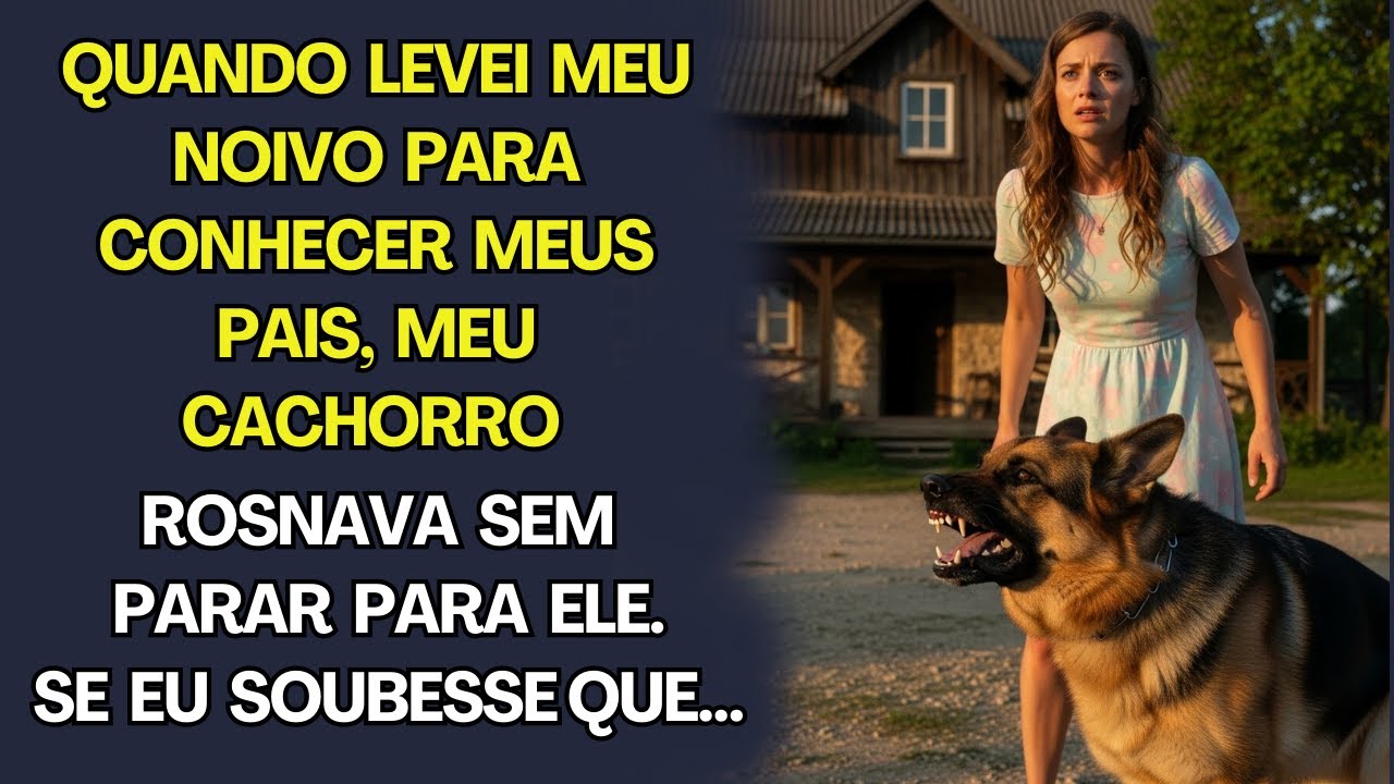 Ao levar meu noivo para conhecer meus pais, meu cachorro rosnava sem parar. Se eu soubesse que…