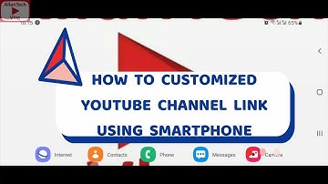 HOW TO CUSTOMIZED YOUTUBE CHANNEL LINK USING SMARTPHONE | TAGALOG