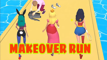 Makeover run android gameplay video || Android, iOS || Satisfying, tiktok game || 2023