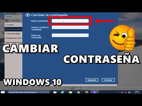 Video: Cómo Cambiar La Contraseña De Windows 10