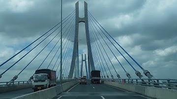 Cầu Vàm Cống hướng từ Lấp Vò sang Thốt Nốt