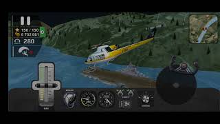 Bell 412 Helicopter 🚁 | Takeoff & Landing #flight #simulator #bell #412 #game #hfps #android screenshot 4