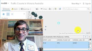Analyzing traffic using ArcGIS Online