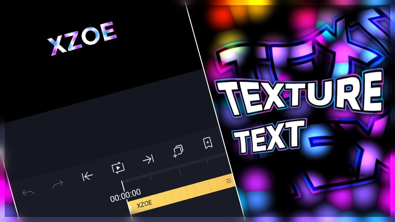 Texture Text Tutorial Alight Motion - YouTube