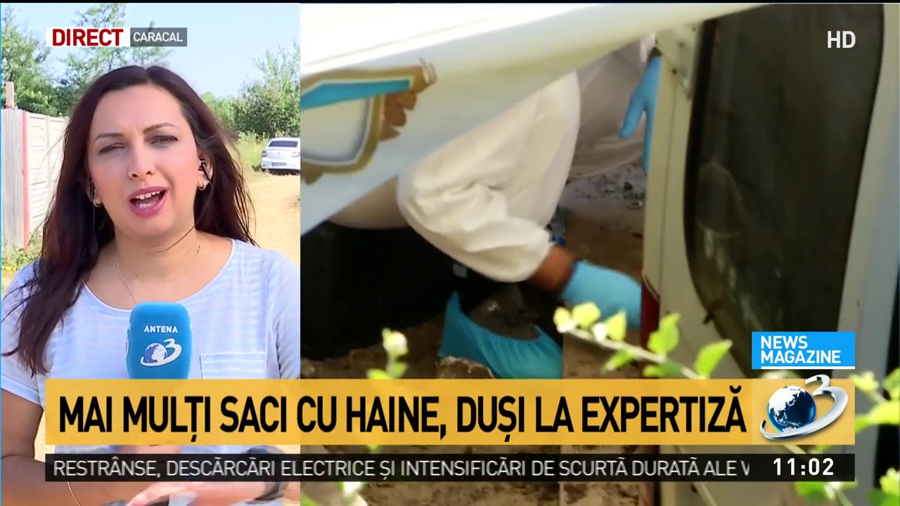 Au început cercetările în casa lui Gheorghe Dincă. Anchetatorii au ridicat saci întregi cu lucr newspaper mockup