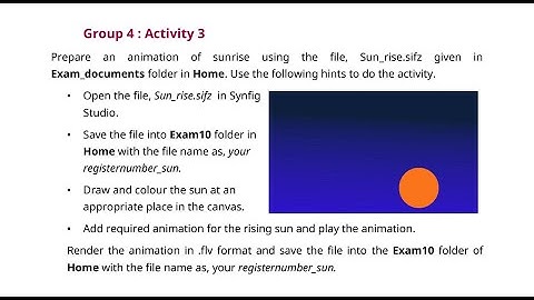 Std 10 | SSLC IT Exam 2021 | Group 4 | Activity 3
