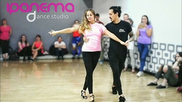 Carlos Oliveira and Anastasia Lyakh. Zouk demo. (Our First Time)