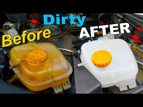 How To Clean & Restore Coolant Tank - PERMANENTLY