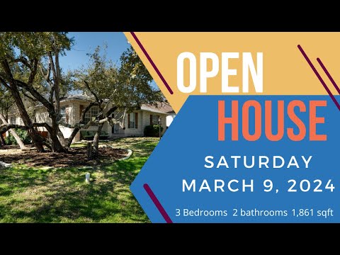 Open House This Sat, March 9th! 201 Sailors Run Lakeway, TX