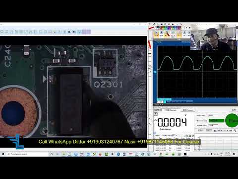 How to Find INPUT and OUTPUT OF RTC CRYSTAL X1 or X2 ?| Short Video ENGLISH| Laptop Repairing Course