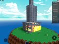 Roblox Natural Disaster Survival Sky Tower Destroyed by Fire!