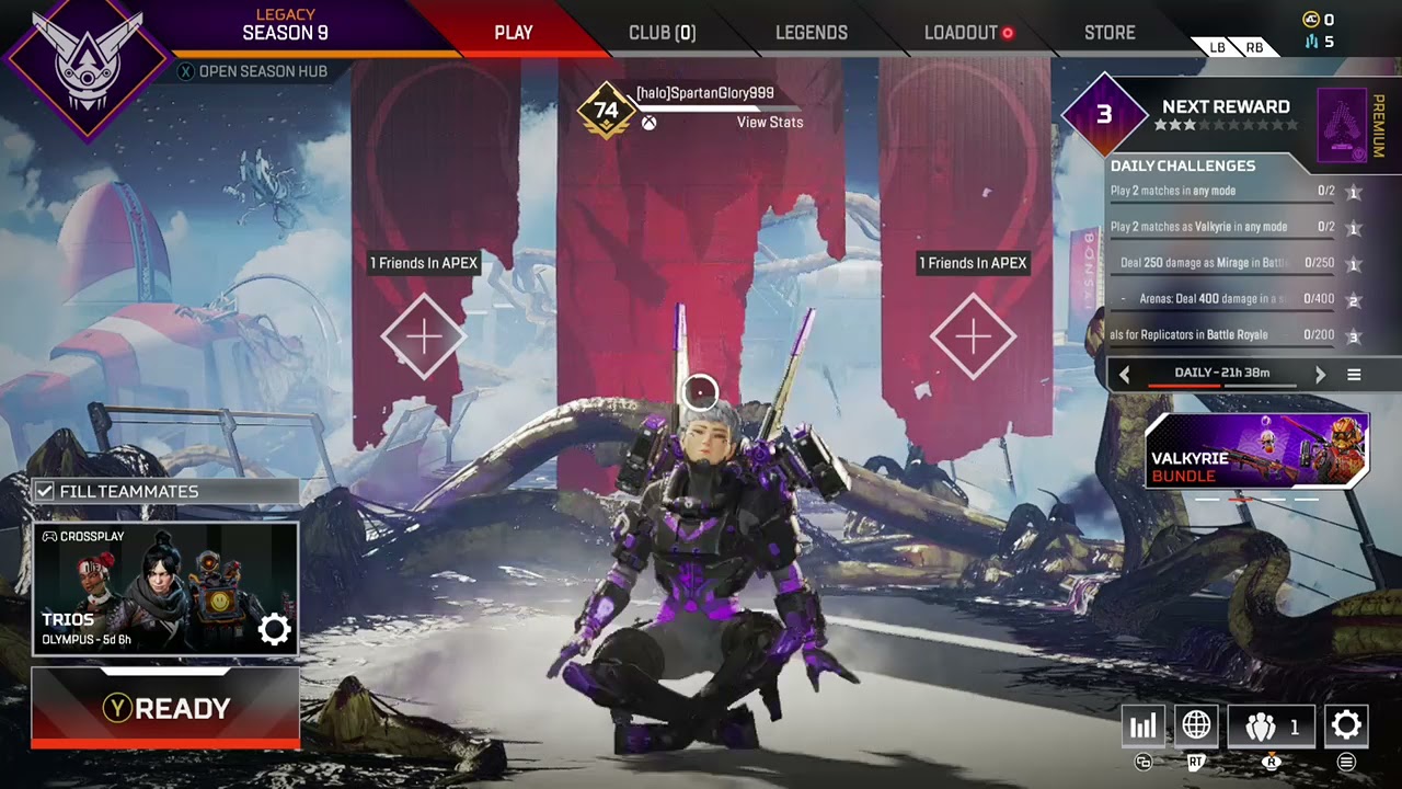 Valkyrie Idle Animation | Apex Legends