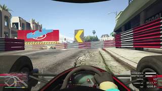 Grand Theft Auto V - Open Wheel Races AKA F1 tm - 5 minutes first person POV. screenshot 5