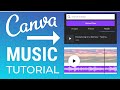 How To Add Music To Videos In Canva Tutorial