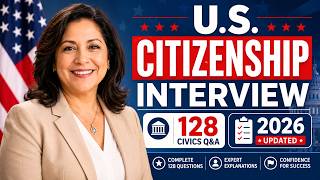 2026, New 128 Civics Questions and Answers | US Citizenship Interview | N400 Interview I 128 Civics
