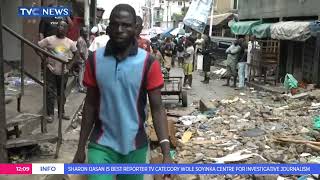 Four-Story Building Collapsed At Iga Iduganran, Lagos