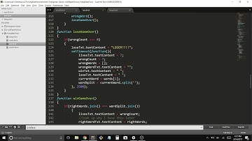 Hangman game Live coding