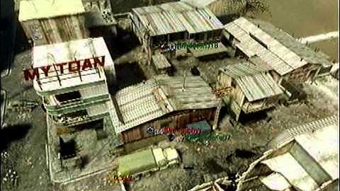 Black Ops - Tomahawk across the map Game Winning Kill