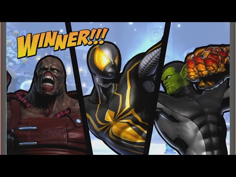 UMVC3 - NEMESIS/SPIDER-MAN/SUPER-SKRULL ONLINE 2!